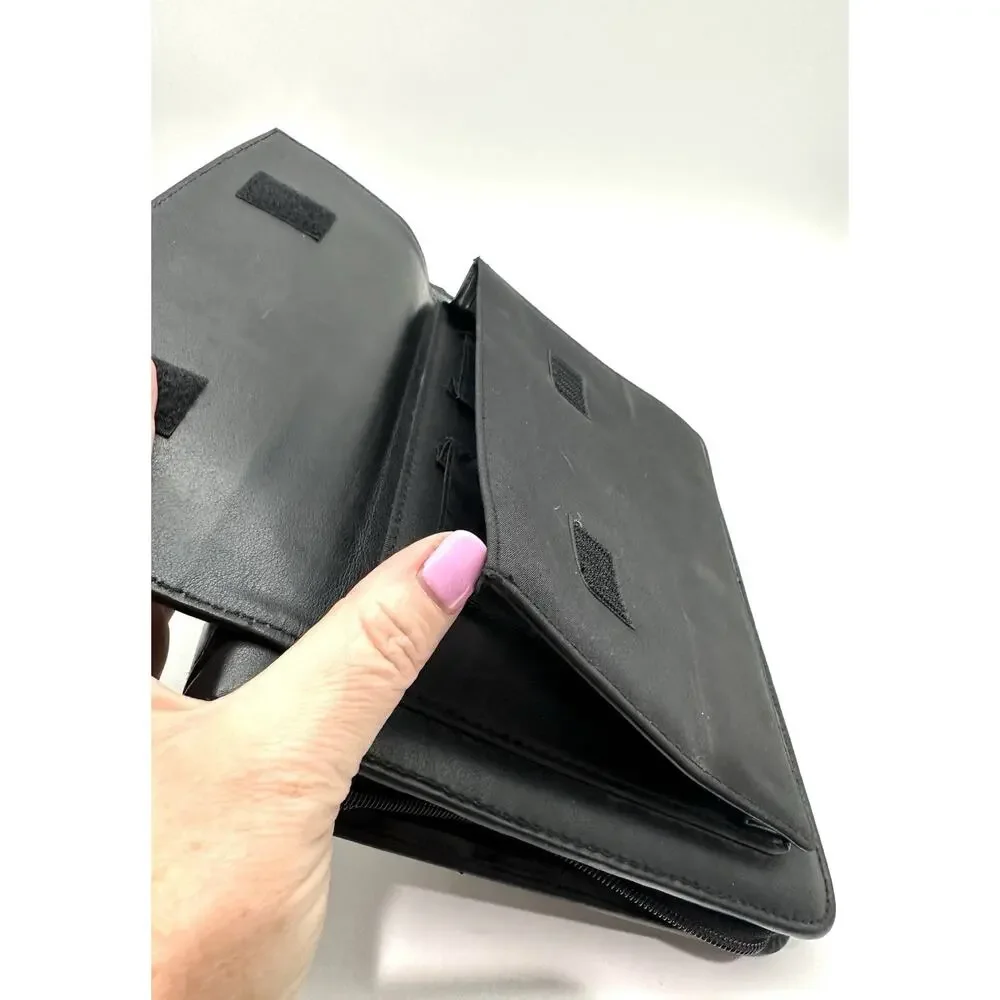 Vintage Lot Of 3 Franklin Covey Daytimer Ring Binder Organizer Black Red